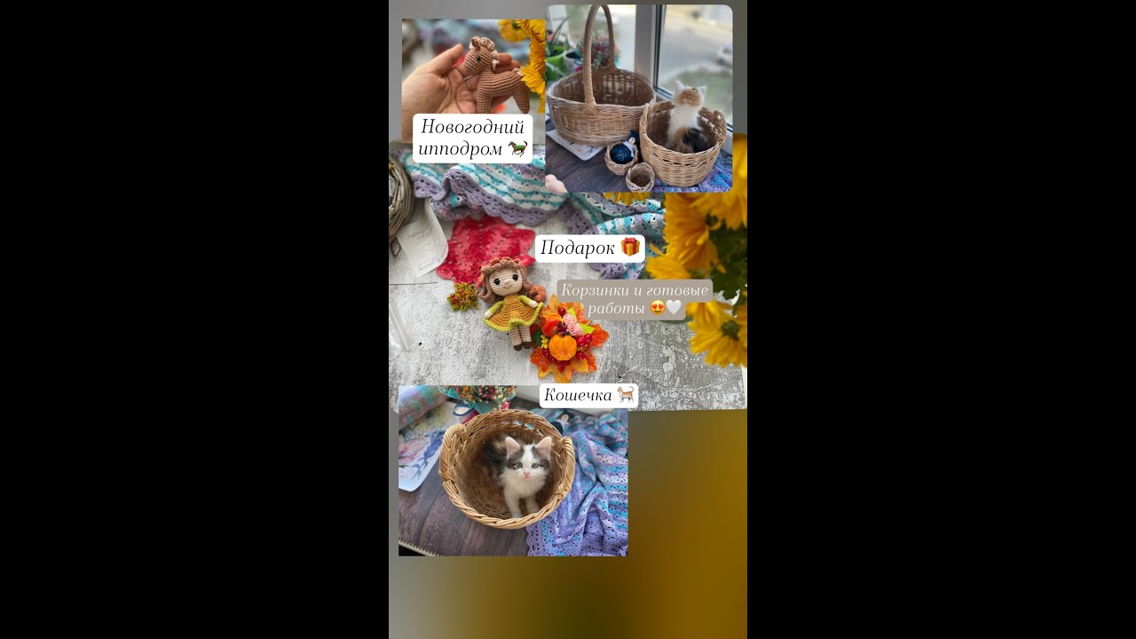 Вязальный влог/Игрушки/Корзинки Марафон #новогодний_ипподром #crochet #amigurumi #knitting #вязание