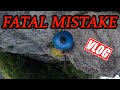 BIG MISTAKE!!! Lead Rope Solo. 360 camera climbing Vlog.