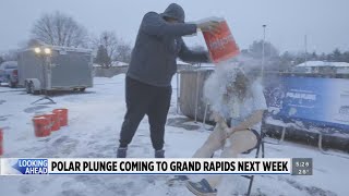 Plunge into icy water supports Special Olympics