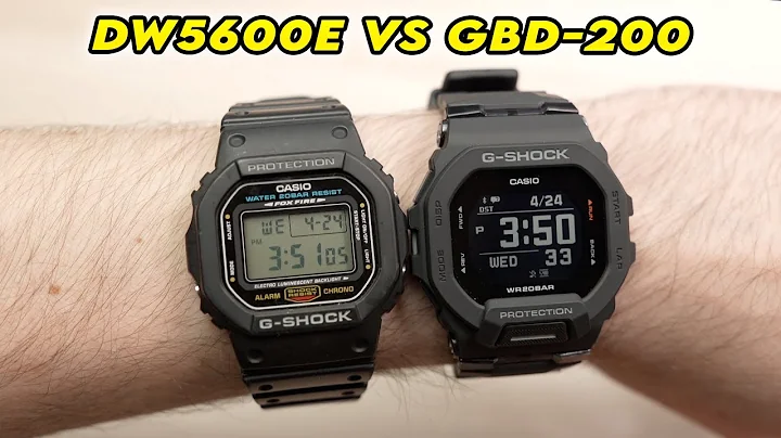Casio G-Shock DW5600E VS GBD-200