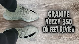 Adidas Yeezy Boost 350 v2 Granite On Feet Review (HQ2059)