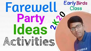 Ideas and activities for farewell party/ Farewell Games / Games for farewell  party - YouTube