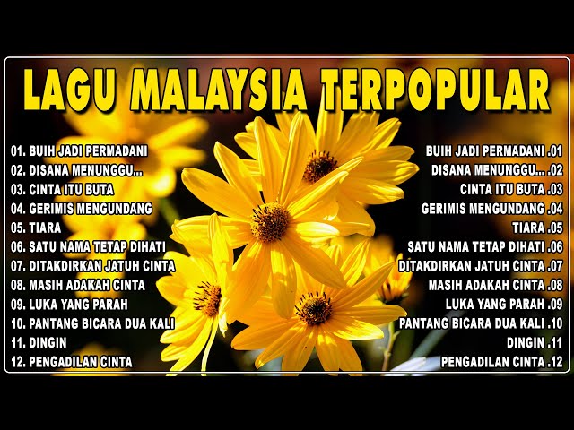 LAGU MALAYSIA ENAK DIDENGER - TIARA - BUIH JADI PERMADANI - GERIMIS MENGUNDANG💕 class=