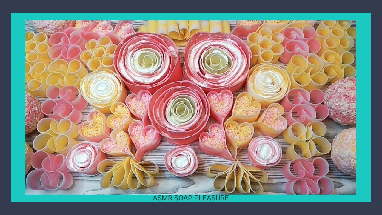 Dry soap cutting ASMR.Relaxing soap crushing ASMR.Soap ASMR no talking