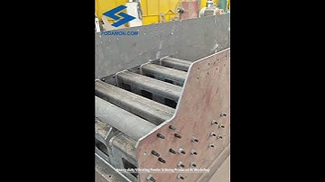 Heavy duty vibrating feeder is being produced in factory - Fodamon