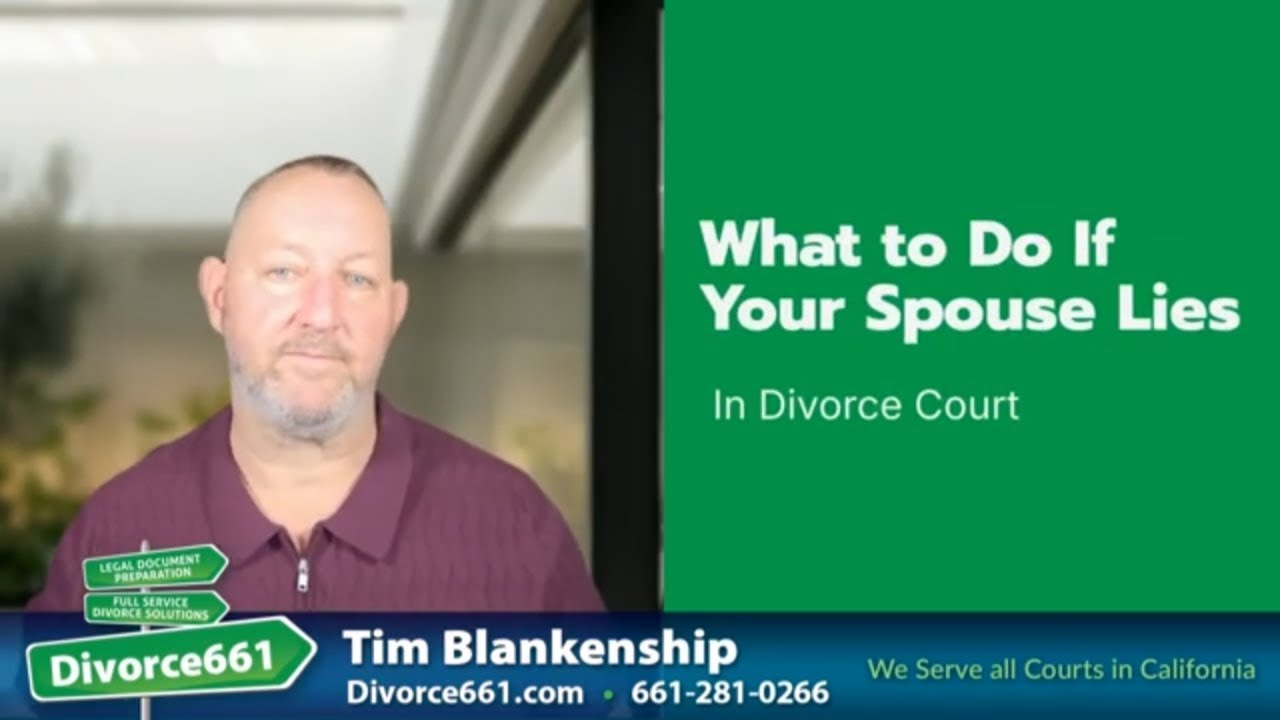 ⚖️ What to Do If Your Spouse Lies in Divorce Court? | Los Angeles ...
