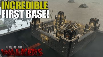 INCREDIBLE FIRST BASE! | WotW MOD 7 Days to Die | Let