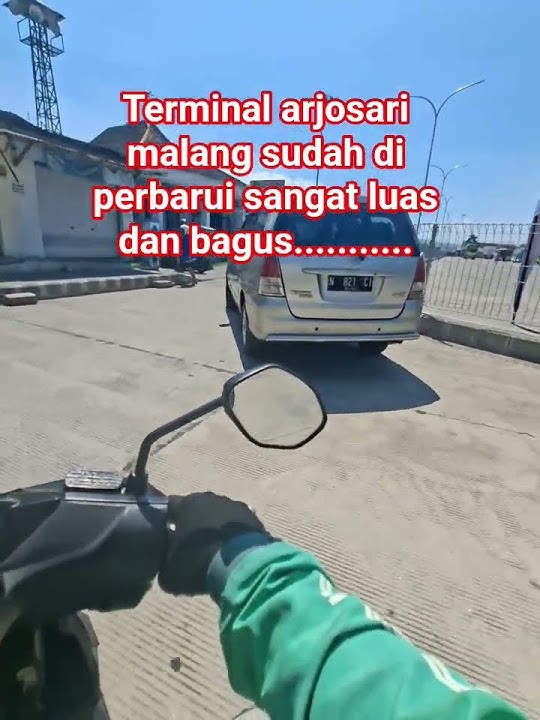 kota malang terminal arjosari malang sudah bagus dan luas dan tertata rapi #terminal#arjosari#malang