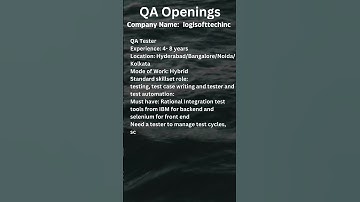 QA JOB OPENING FOR MANUAL TESTING #manualtesting #selenium #viral #automation #qa #yt #ytshorts