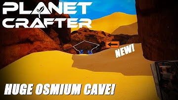 Planet Crafter Secret Cave full of Osmium