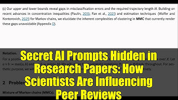 Secret AI Prompts Hidden in Research Papers: How Scientists Are Influencing Peer Reviews