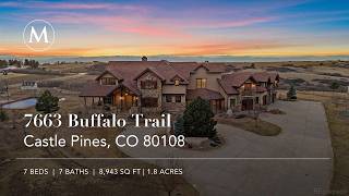 Custom Castle Pines Estate with Views, Privacy, and Possibility | 7663 Buffalo Trail