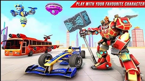Bus Robot Transform Game | Android ios Gameplay | Chari Games