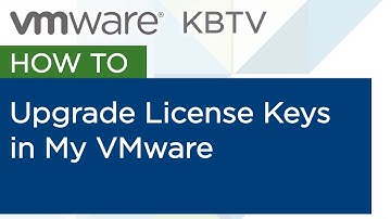 Mockup - How to upgrade License Keys in My VMware