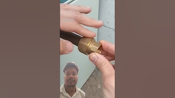 DIY plumbing basics. How to securely connect a faucet to a metal pipe without threads #shrots #diy#y