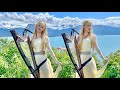 SKY ISLE - Original Nordic Celtic Song - Harp Twins - Electric Harp