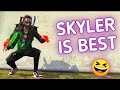 POWER OF SKYLER || SOLO VS SQUAD GARENA FREE FIRE || PIYUSH FREEFIRE