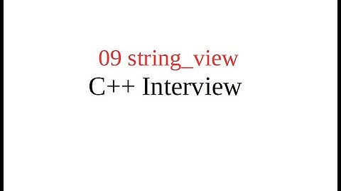 string_view C++
