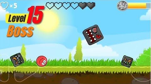 Red ball 4-Gameplay Walkthrough Level 15 Boss (ÍÓS, Android) game play 🔥