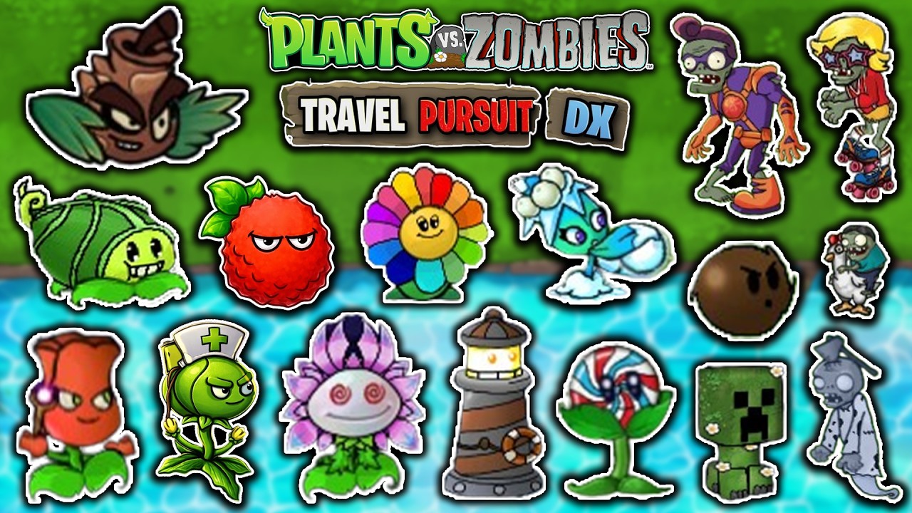 Plants vs Zombies Travel Pursuit DX v4.0 | First & Second Rows of