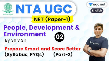 NTA UGC NET 2020 (Paper-1) | People, Development & Environment by Shiv Sir | Decoding Syllabus