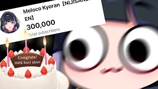 【300K SUBS】OMG WE DID IT BEFORE ENDURANCE LOL THANK YOU SOOOOO MUCH【NIJISANJI EN | Meloco Kyoran】