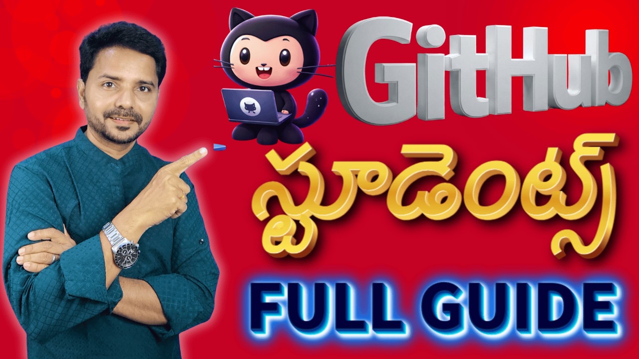 GitHub Profile: The Secret to Landing Internships in 2026!  (Complete Practical Guide in Telugu)