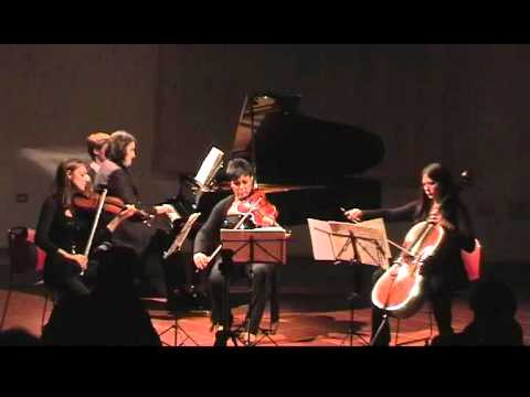 Quartetto Anthos - Camille Saint-Saens - Piano Quartet op.41 - I Mov Allegretto