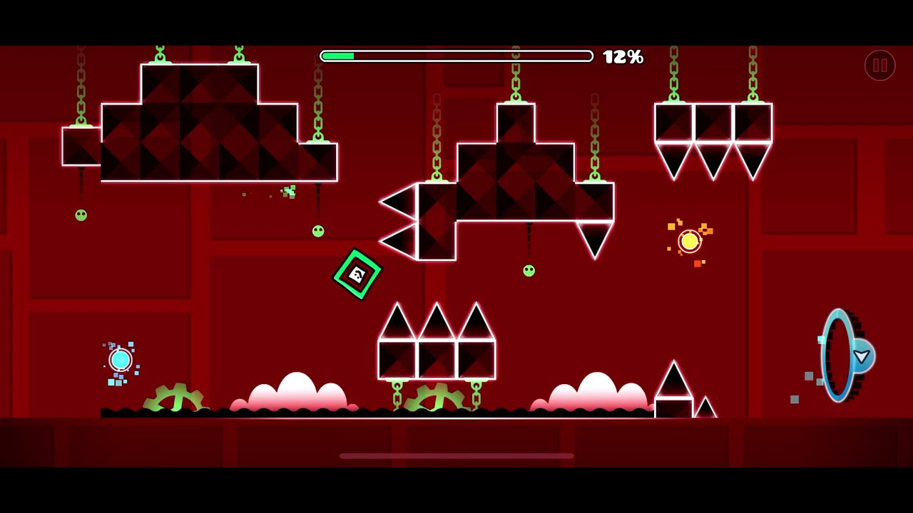 1 attempt on every deafault level on Geometry Dash challenge - YouTube