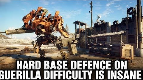 GENERATION ZERO The Base Defence On Hard Mode & Guerrilla Difficulty Is Insane !