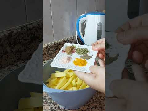 بطاطس صحية بتثبيلة رائعة في الايرفراير