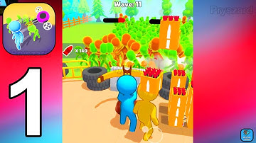 Zombie Defense Game - Gameplay Walkthrough Part 1 Tutorial Zombie Army Commander Run (Android, iOS)