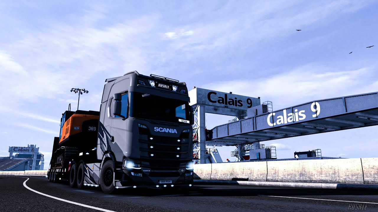 ETS2 1.39 - Calais Rebuild - Calais to Felixstowe - YouTube