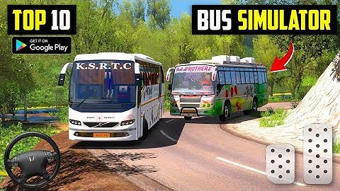 Top 10 Bus driving games for android l Best bus simulator games for android l bus game