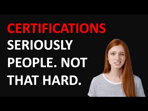 Certifications VS Certificates of Completion