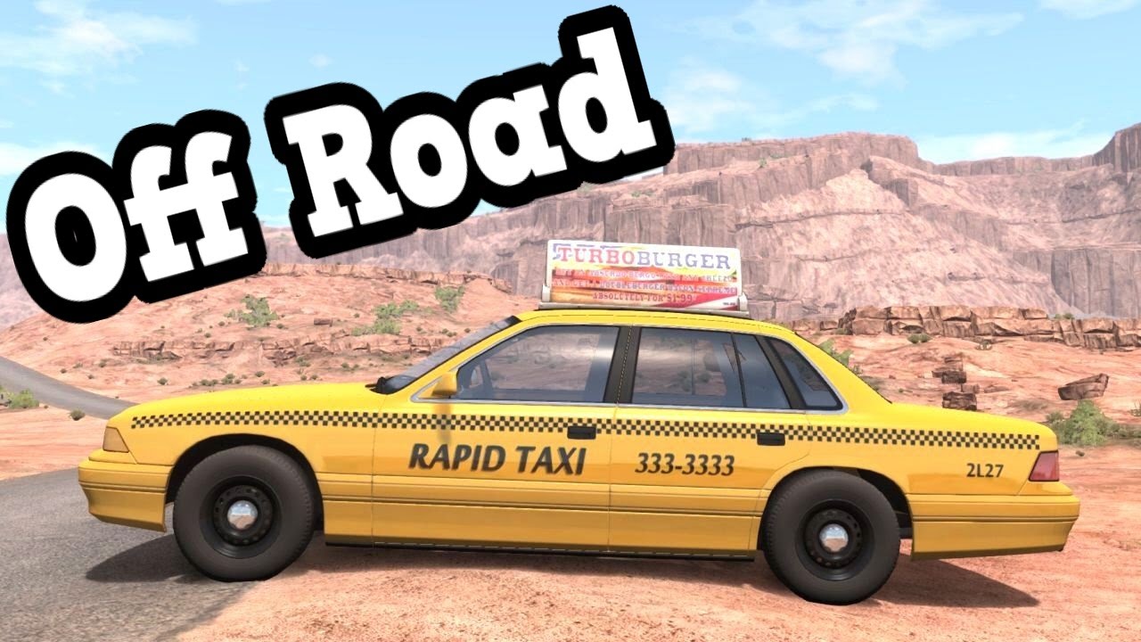 BeamNG Drive - Taxi Off Road in the Desert - YouTube