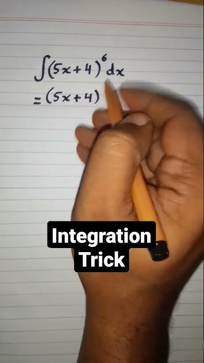 integral-of-5x-4-integration-tricks-shorts-youtube