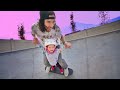 Adley Skate Routine! Ultimate 3 year old skateboarder!! (new backyard skatepark)