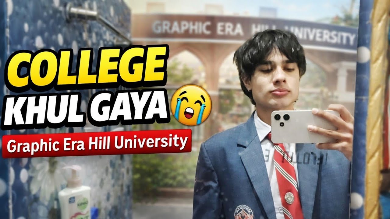 College Khul Gaya 😭 graphic era hill university 