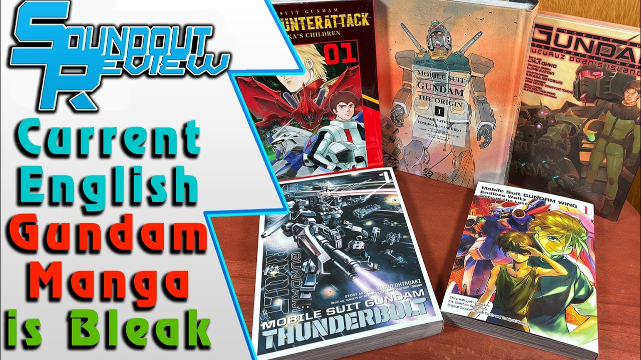 ホイッスル! 英語版　漫画　English Manga The Bleak Status of English Gundam Manga Releases (Thunderbolt