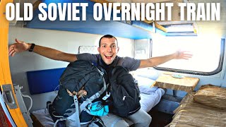 BUSINESS CLASS OVERNIGHT TRAIN IN UZBEKISTAN (Old Soviet Train - Khiva to Tashkent)