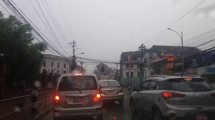 Kathmandu / Putalisadk To Newrood हेर्दा हेर्दै यसरी वर्षाको पानीमा डुब्यो काठमान्डौं