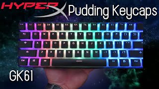 GK61 Optical Mechanical (Red Switch) + HyperX Double Shot Pudding Keycaps (Ultimate Budget Gaming)