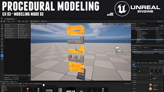 Procedural Modeling with Unreal 5 - Ch 3 Modeling Mode 3