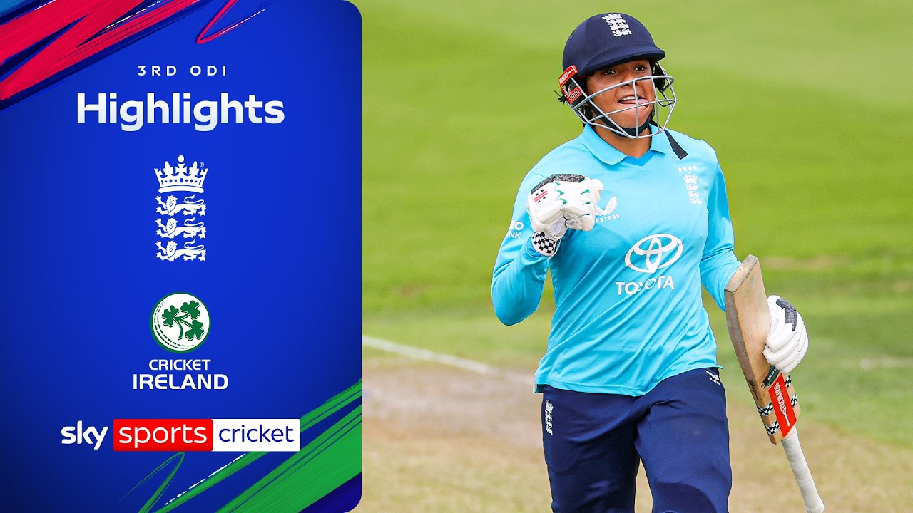 Dunkley’s ton guides England to series whitewash! | England vs Ireland | Third ODI