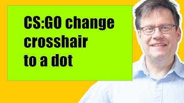 How to change the crosshair to a dot in Counter Strike Global Offensive CS GO