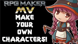 ✔ RPG Maker MV Tutorial: Creating a Character!