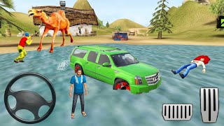 Water Surfers Extreme Offroad Suv Driving Game Simulator - Cadillac Escalade Crazy Driving Gameplay screenshot 2