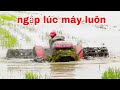 CẢNH MÁY CÀY YANMAR EF4494T CHẠY CHỤC SẬP MƯƠNG LÚC BÁNH LUÔN