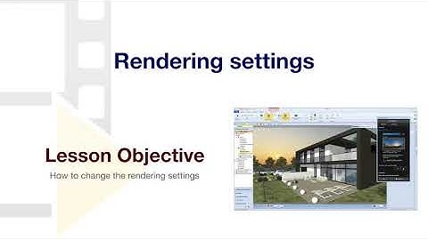 usBIM.editor Tutorial - Rendering settings - ACCA software